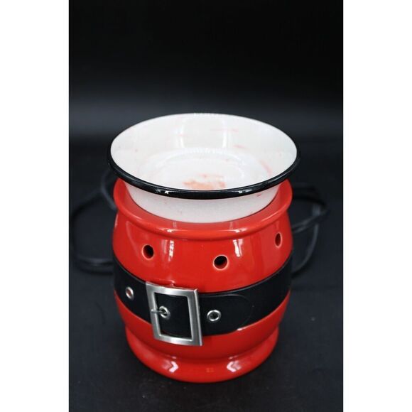 Scentsy Jolly Santa Suit Full Size Warmer Retired Tested w/Box Holiday Christmas - Picture 4 of 8